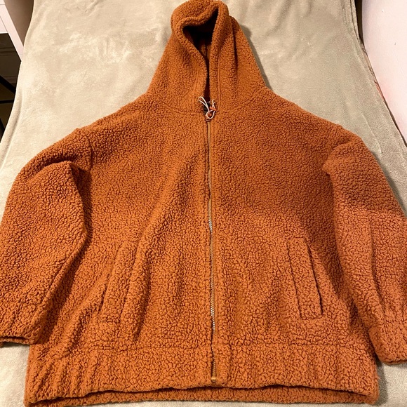 Aerie Sherpa Oversized Sweater - Picture 1 of 8
